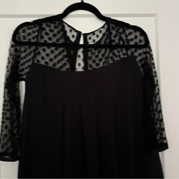 Chic Elegant French Polkadot Glamorous Claudie Pierlot Designer Dress - Picture 4 of 11